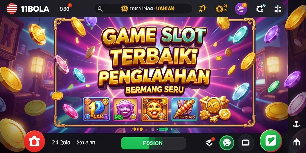 Tampilan gameplay menarik dari 11BOLA dengan grafis slot yang memukau.
