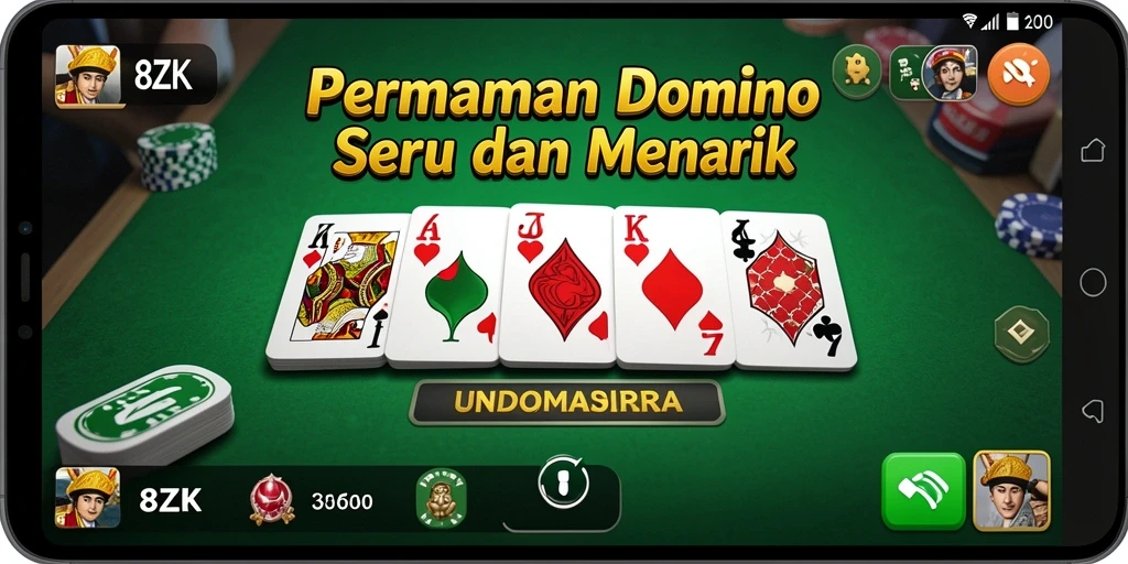 Tampilan gameplay seru dan interaktif dari 8ZK.