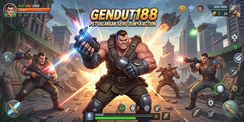 Tampilan gameplay seru dari GENDUT188 yang penuh aksi.