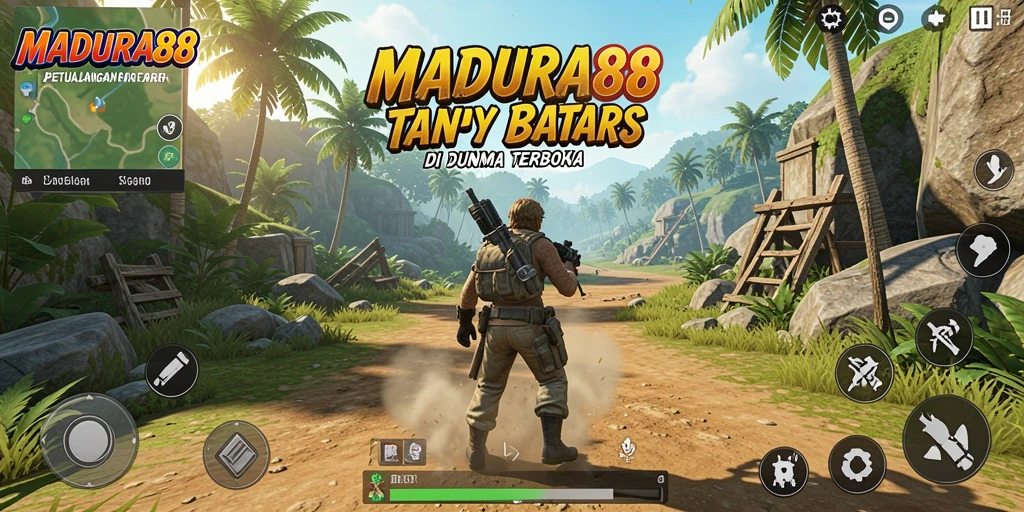 Menampilkan pemandangan indah dan karakter dalam gameplay Open World.