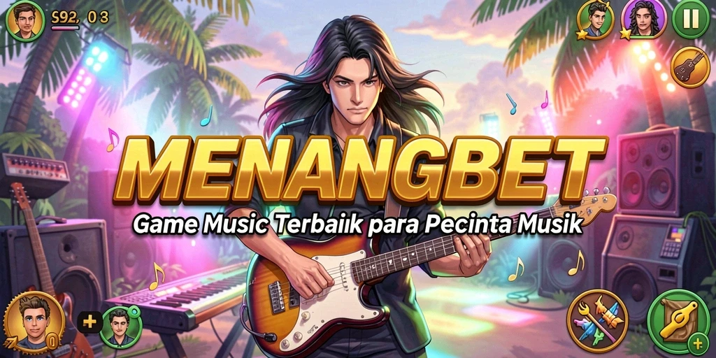 Tampilan gameplay yang menampilkan berbagai genre musik di MENANGBET.