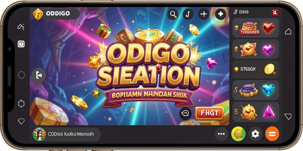 Gambaran gameplay menarik dari permainan slot ODDIGO.