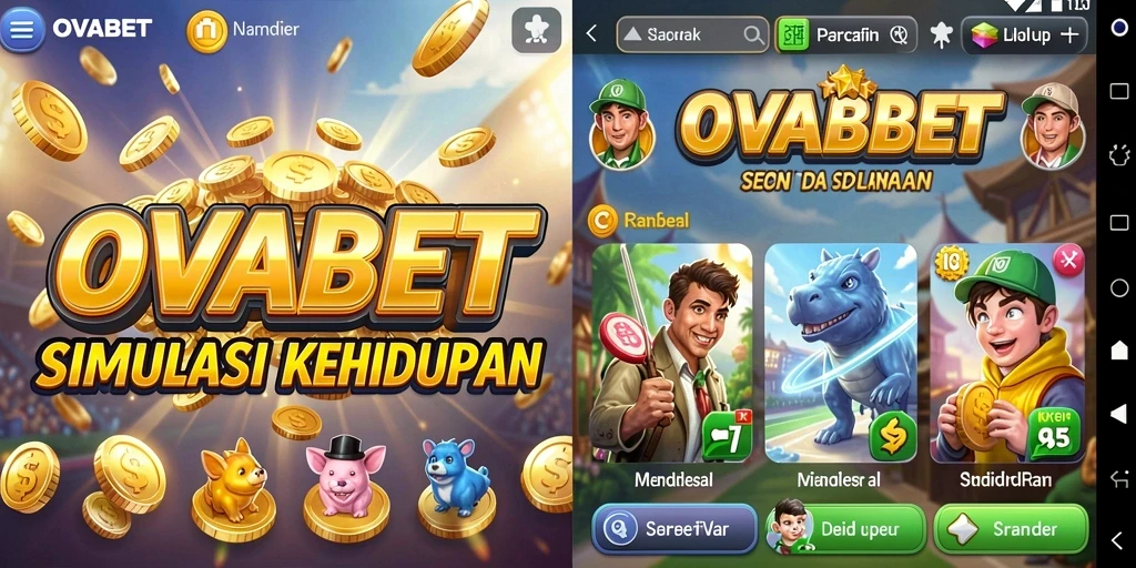 Screenshot gameplay OVABET yang menyenangkan dan interaktif.