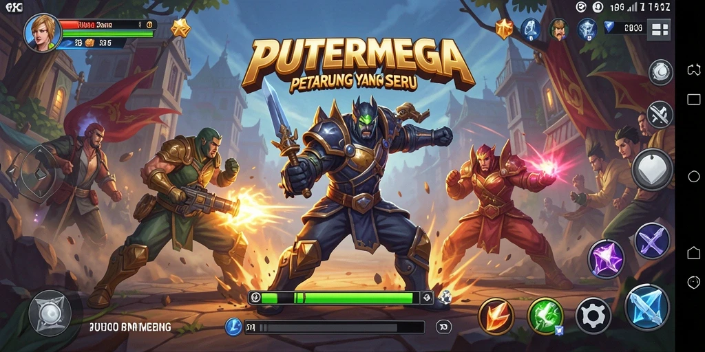 Menampilkan aksi pertarungan seru dari PUTERMEGA.