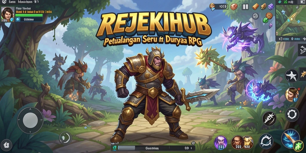 Gameplay seru REJEKIHUB dengan petualangan menantang.