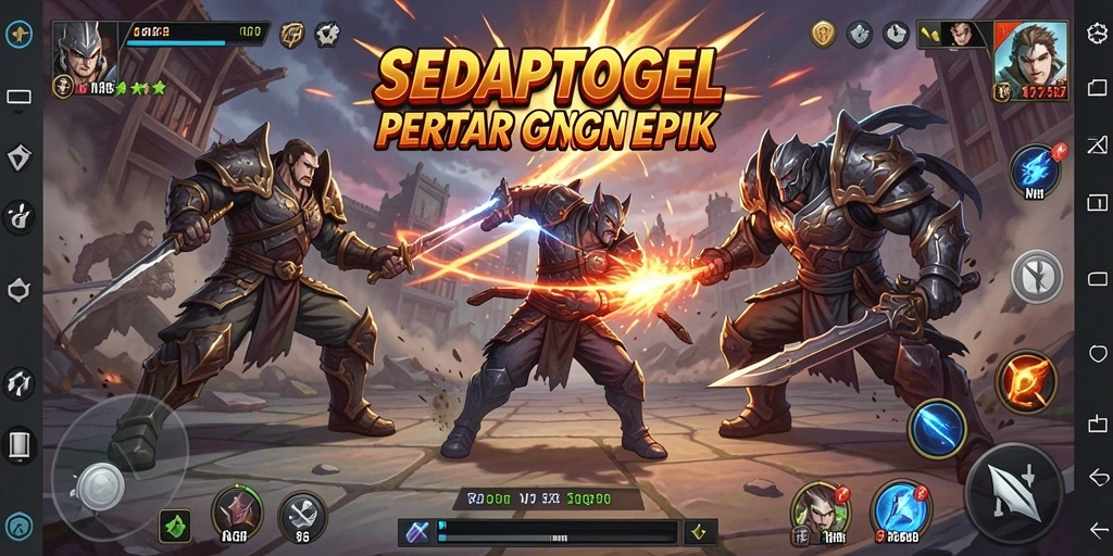 Gameplay SEDAPTOGEL yang menegangkan dan dinamis.