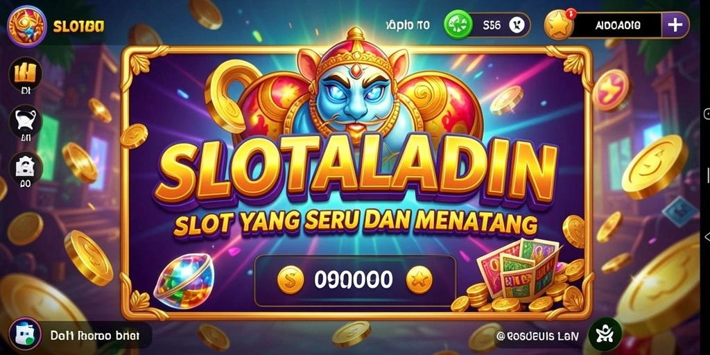 Tampilan gameplay SLOTALADIN yang menarik dan seru.