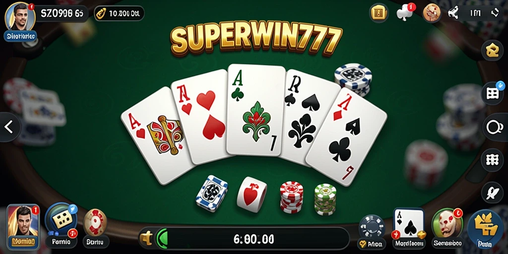 Tampilan gameplay seru dari SUPERWIN777 yang menarik.