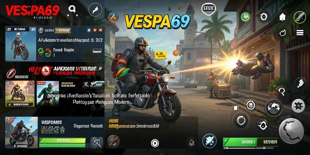 Tampilan antarmuka aplikasi VESPA69 yang intuitif dan fungsional.