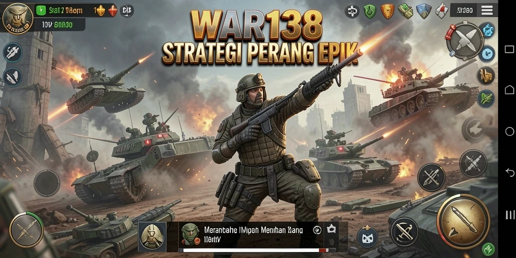 Tampilan menarik dari gameplay yang menantang dalam WAR138.