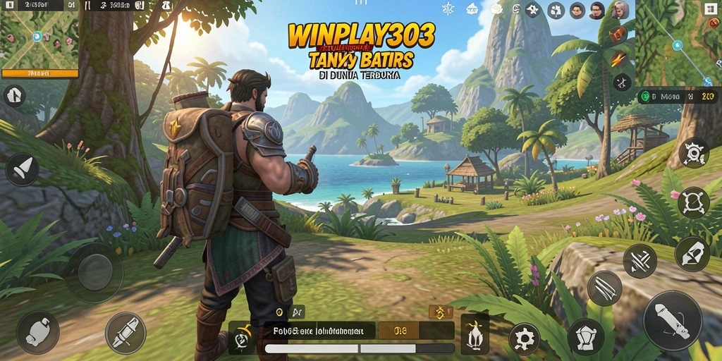 Screenshot gameplay menunjukkan eksplorasi dunia terbuka yang kaya.