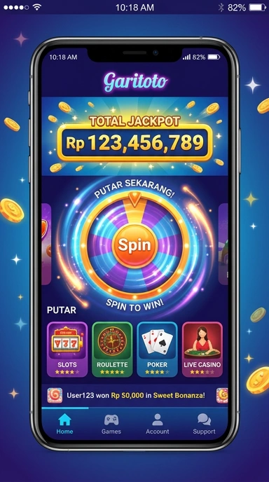 Beragam aplikasi yang tersedia di garitoto.